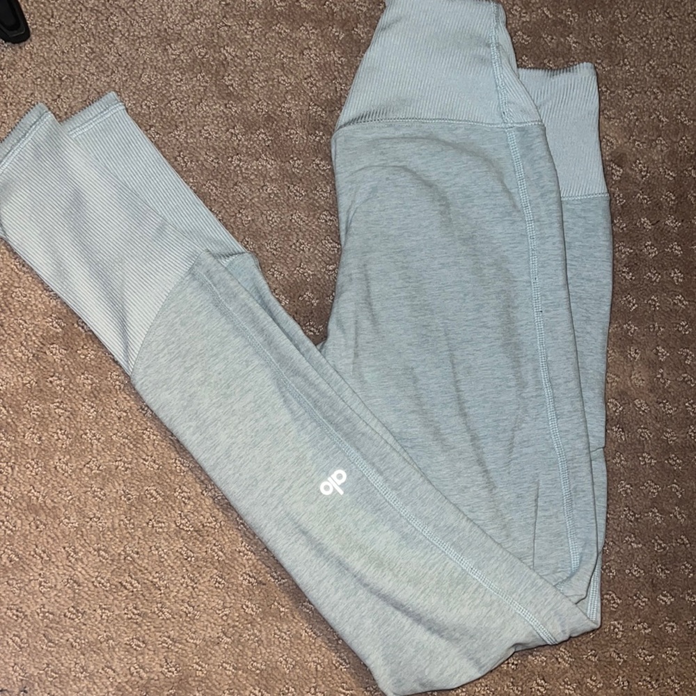 Alo Alosoft yoga high waist lounge leggings.  7/8 length